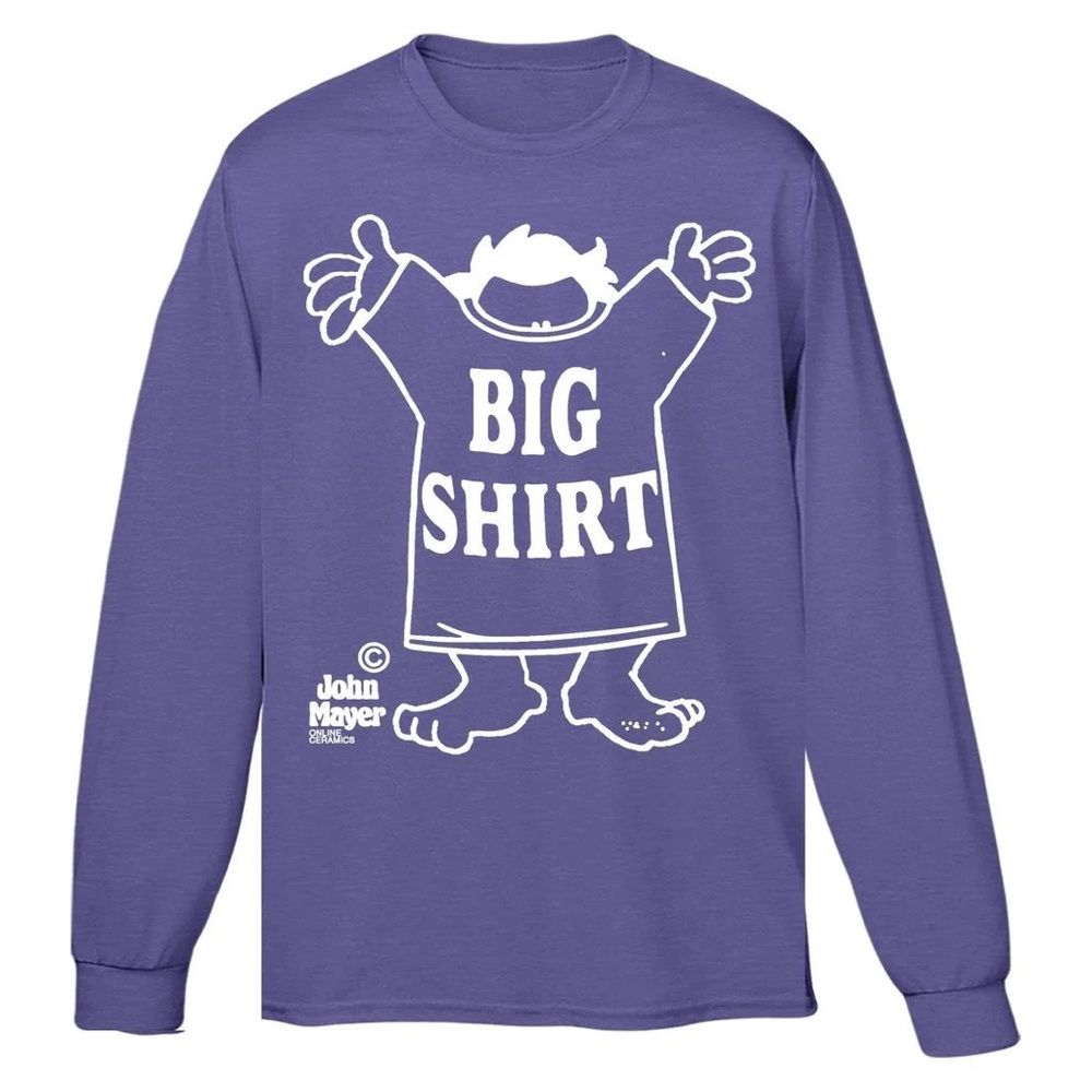 John Mayer Online Ceramics Purple “Big Shirt” 2019 Tour